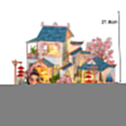 Peach Blossom DIY Casa Dollhouse Kit