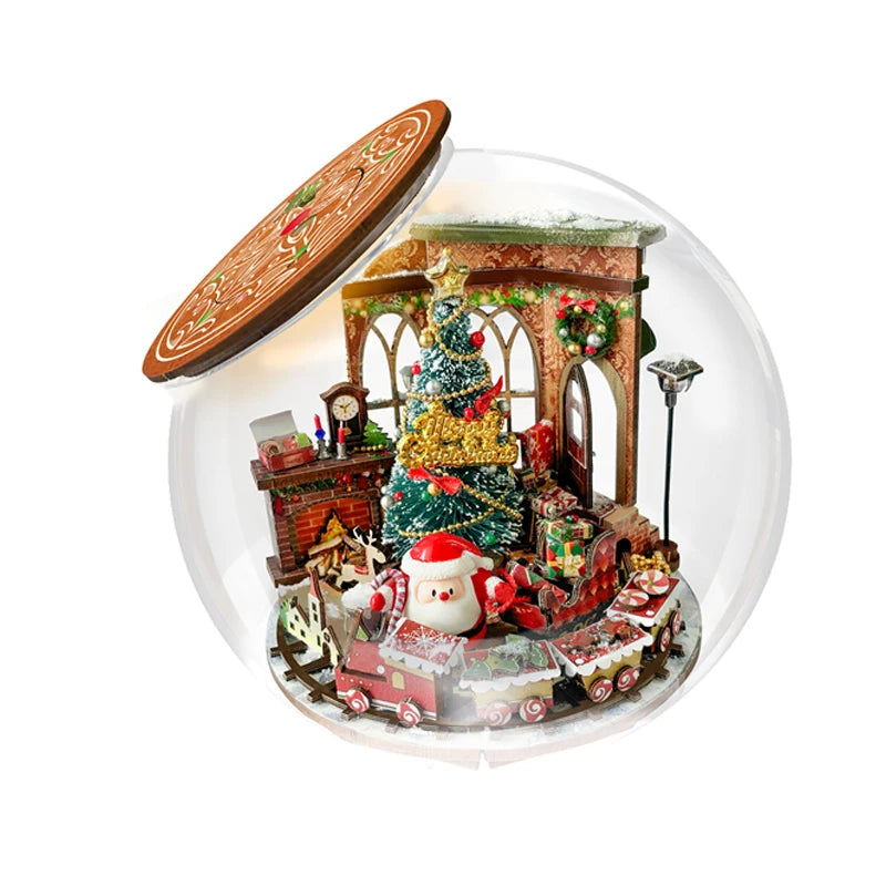 Potions Generation DIY Wooden Miniature Magic Bunker with LED Lights