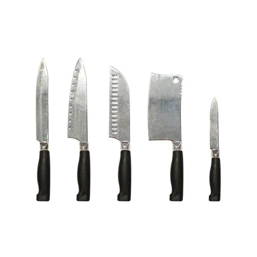 1:6 Miniature Kitchen Knife Set for Dollhouse Decor   