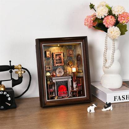 Lily Sewing Shop Miniature with LED Lights