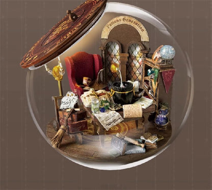 Potions Generation DIY Wooden Miniature Magic Bunker with LED Lights