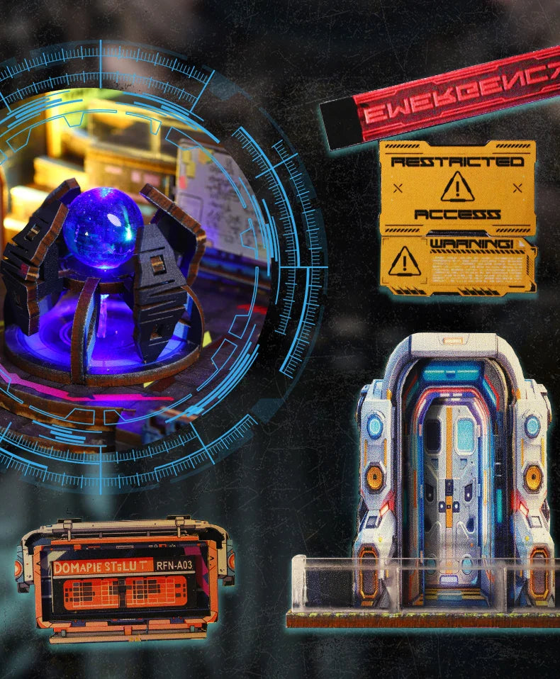 Sci-Fi Energy Lab Book Nook Kit  