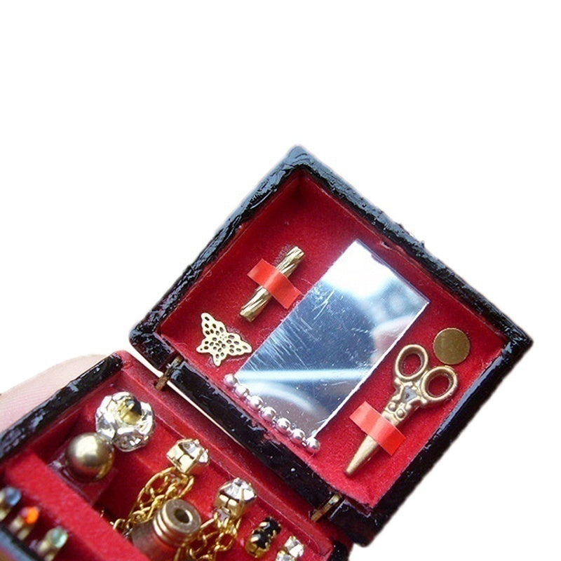 Miniature Jewelry Box – 1:12 Dollhouse Room Decor   