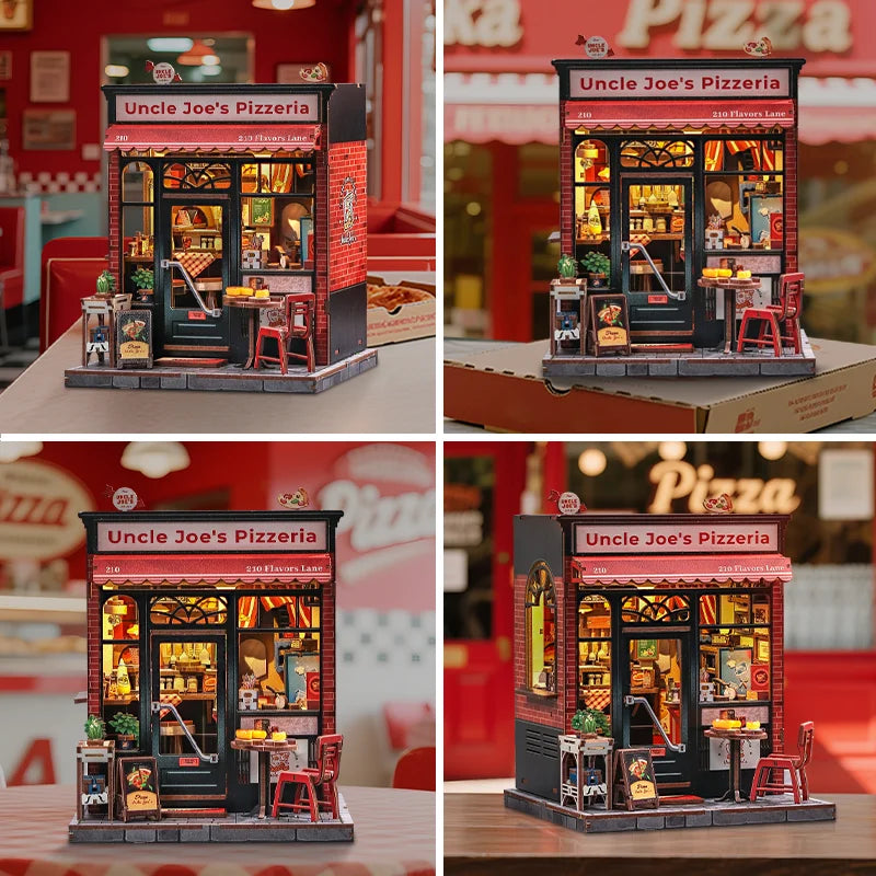 Uncle Joe’s Pizzeria DIY Book Nook Kit  