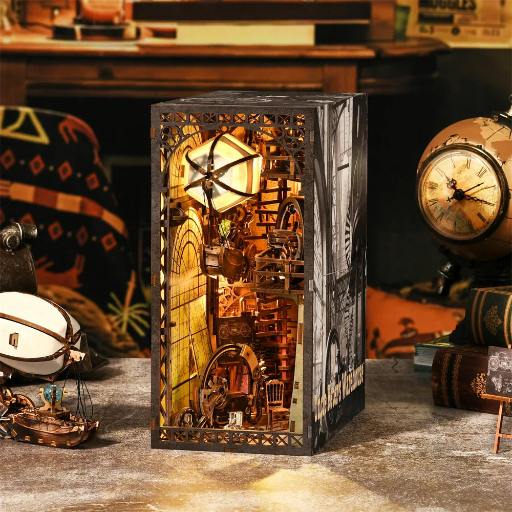 Uncle Peter’s Warehouse DIY Book Nook Kit - Book Nook Kit