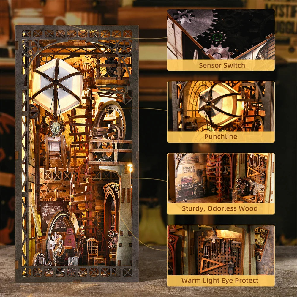 Uncle Peter’s Warehouse DIY Book Nook Kit - Book Nook Kit