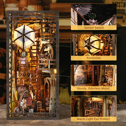 Uncle Peter’s Warehouse DIY Book Nook Kit - Book Nook Kit