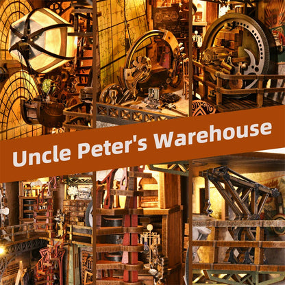 Uncle Peter’s Warehouse DIY Book Nook Kit - Book Nook Kit