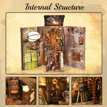 Uncle Peter’s Warehouse DIY Book Nook Kit - Book Nook Kit
