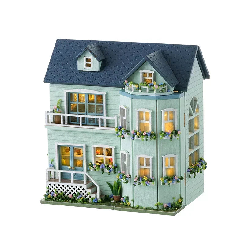 Cutebee Mini Villa Garden DIY Dollhouse Kit
